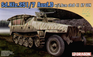 Dragon 1/72 scale Sd.Kfz. 251/7 Ausf D. w/2.8cm sPzB 41 Preview